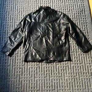 Vintage 90’s Montreal Canadians Stormtech classics genuine leather jacket